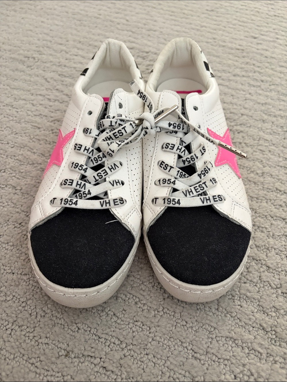 Vintage Havana checkered pink star - 5.5